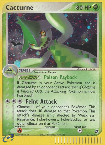 Cacturne (2/100) [EX: Sandstorm] | Eastridge Sports Cards & Games