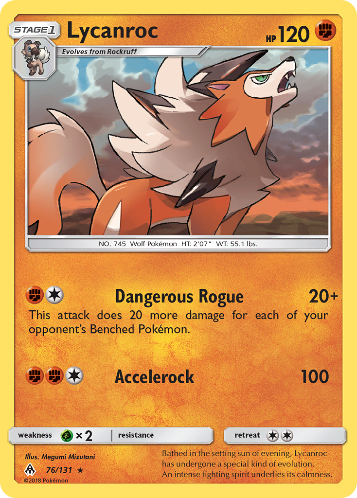 Lycanroc (76/131) [Sun & Moon: Forbidden Light] | Eastridge Sports Cards & Games
