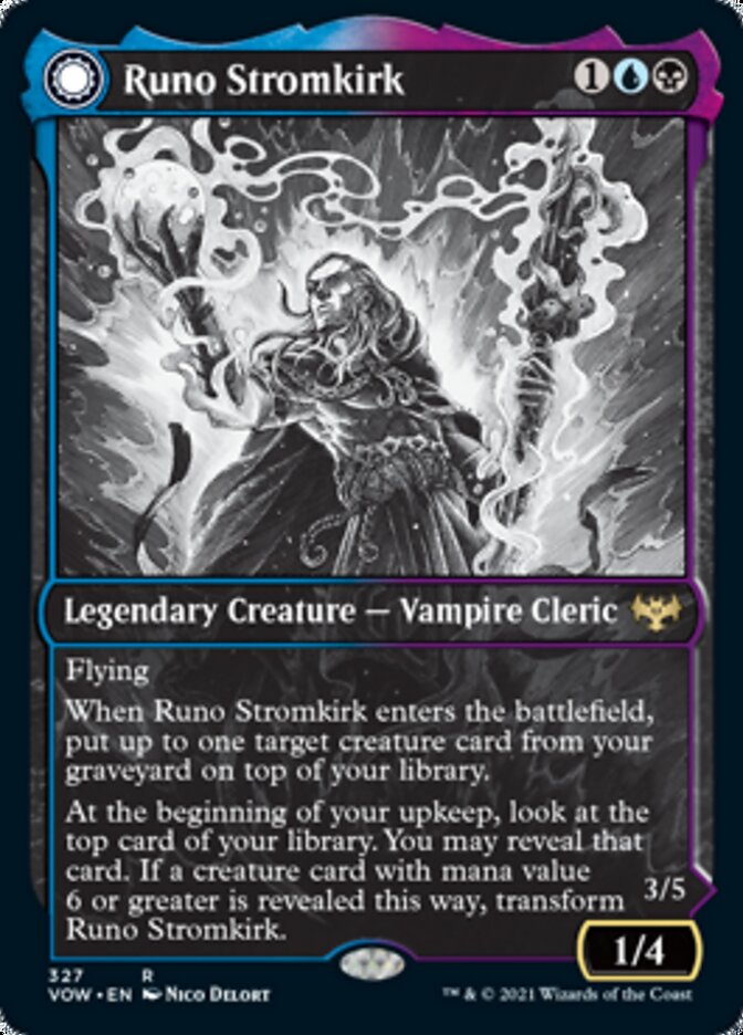 Runo Stromkirk // Krothuss, Lord of the Deep (Showcase Eternal Night) [Innistrad: Crimson Vow] | Eastridge Sports Cards & Games