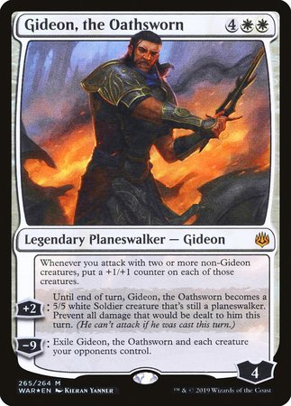 Gideon, the Oathsworn [War of the Spark] | Eastridge Sports Cards & Games