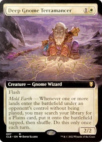 Deep Gnome Terramancer (Extended Art) [Commander Legends: Battle for Baldur's Gate] | Eastridge Sports Cards & Games