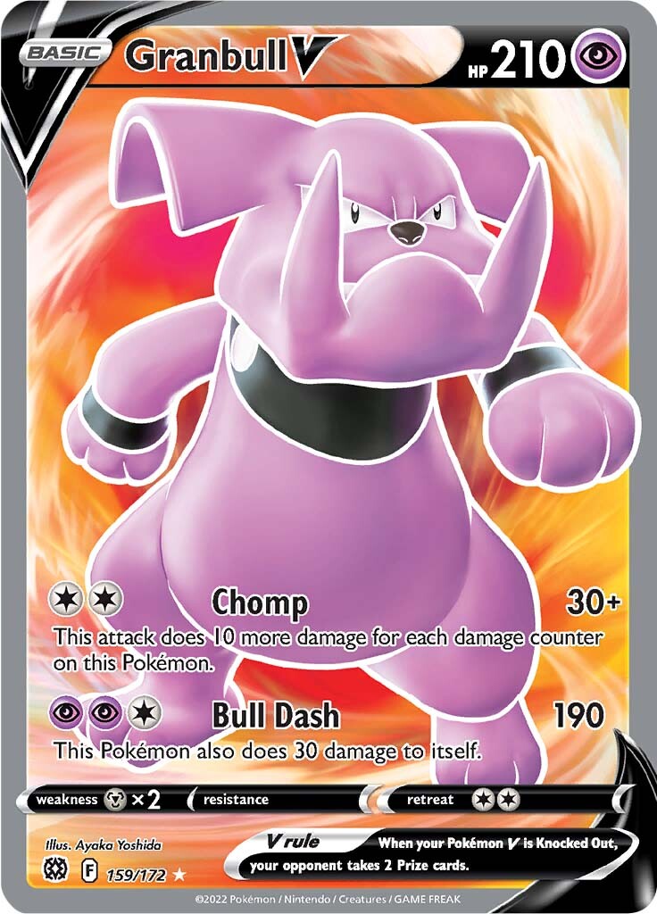 Granbull V (159/172) [Sword & Shield: Brilliant Stars] | Eastridge Sports Cards & Games