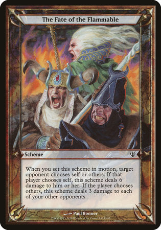 The Fate of the Flammable (Archenemy) [Archenemy Schemes] | Eastridge Sports Cards & Games