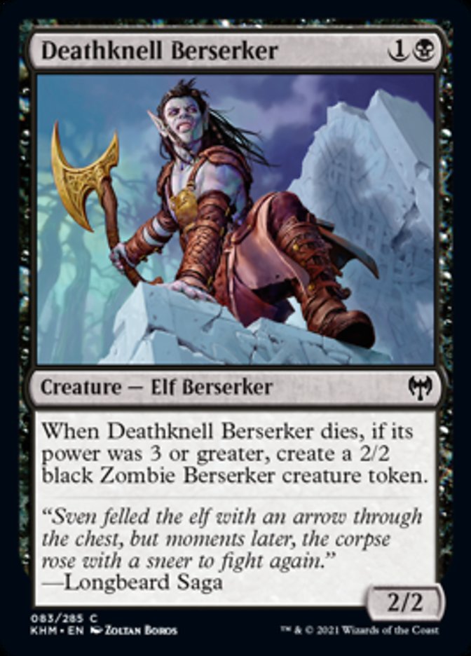 Deathknell Berserker [Kaldheim] | Eastridge Sports Cards & Games