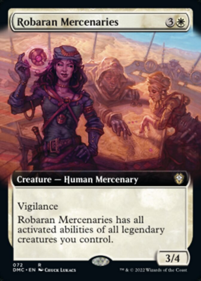 Robaran Mercenaries (Extended Art) [Dominaria United Commander] | Eastridge Sports Cards & Games