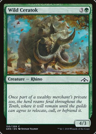 Wild Ceratok [Guilds of Ravnica] | Eastridge Sports Cards & Games