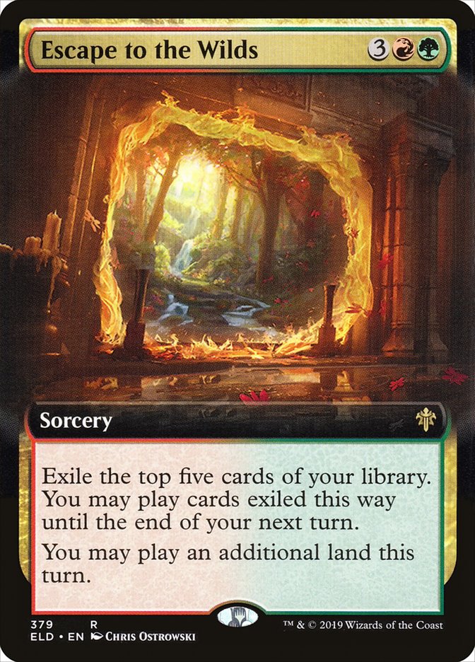 Escape to the Wilds (Extended Art) [Throne of Eldraine] | Eastridge Sports Cards & Games