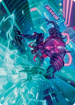 Surgehacker Mech Art Card [Kamigawa: Neon Dynasty Art Series] | Eastridge Sports Cards & Games