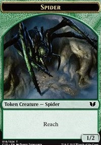 Spider // Wolf Double-Sided Token [Commander 2015 Tokens] | Eastridge Sports Cards & Games