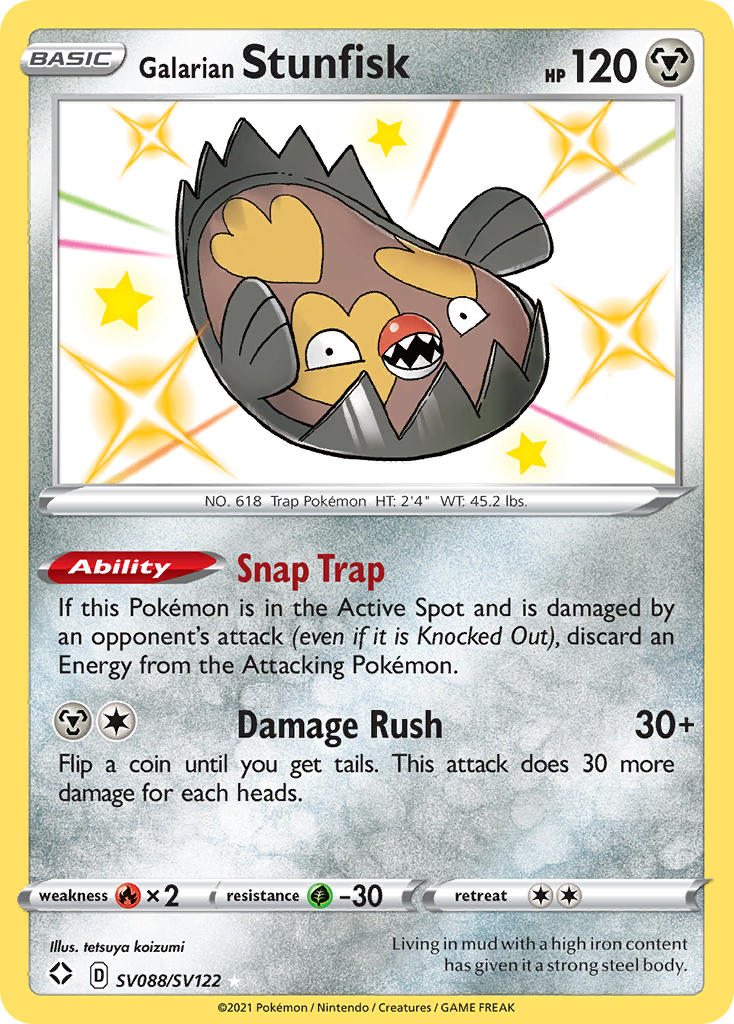 Galarian Stunfisk (SV088/SV122) [Sword & Shield: Shining Fates] | Eastridge Sports Cards & Games