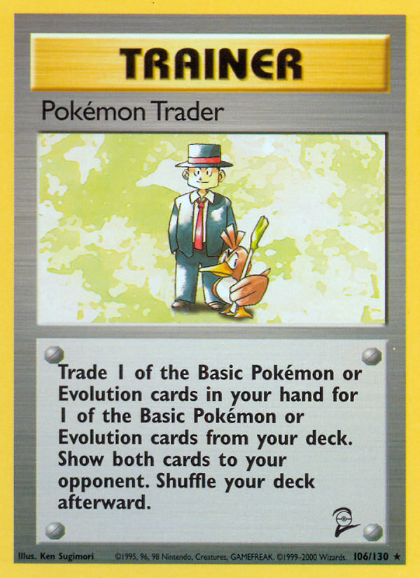 Pokemon Trader (106/130) [Base Set 2] | Eastridge Sports Cards & Games