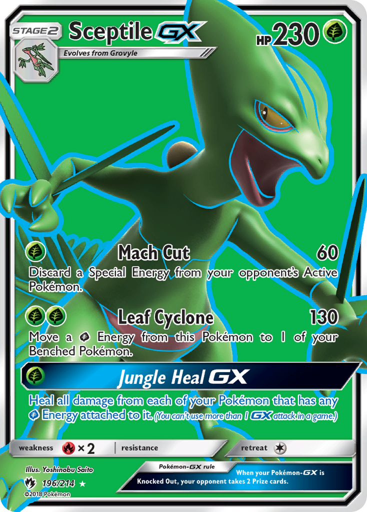 Sceptile GX (196/214) [Sun & Moon: Lost Thunder] | Eastridge Sports Cards & Games