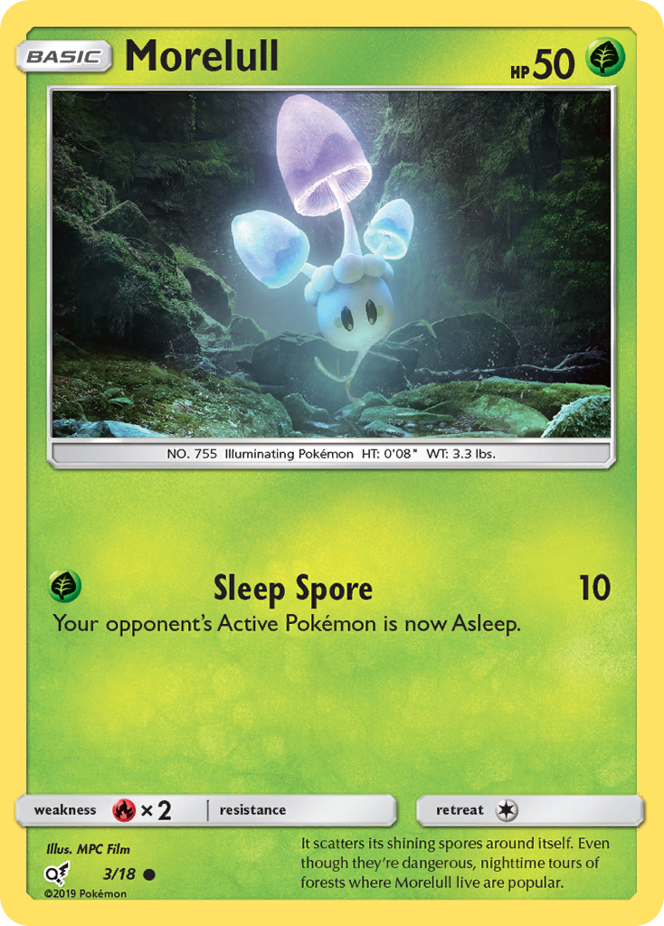 Morelull (3/18) [Sun & Moon: Detective Pikachu] | Eastridge Sports Cards & Games