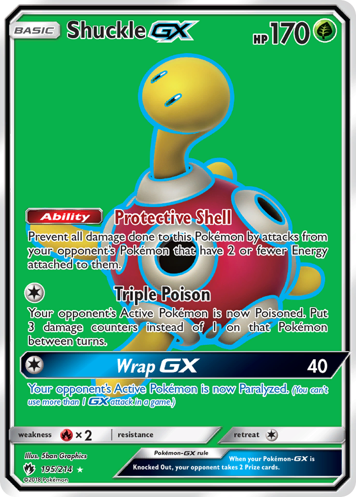 Shuckle GX (195/214) [Sun & Moon: Lost Thunder] | Eastridge Sports Cards & Games