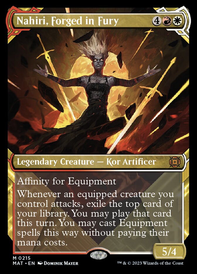 Nahiri, Forged in Fury (Showcase Halo Foil) [March of the Machine: The Aftermath] | Eastridge Sports Cards & Games