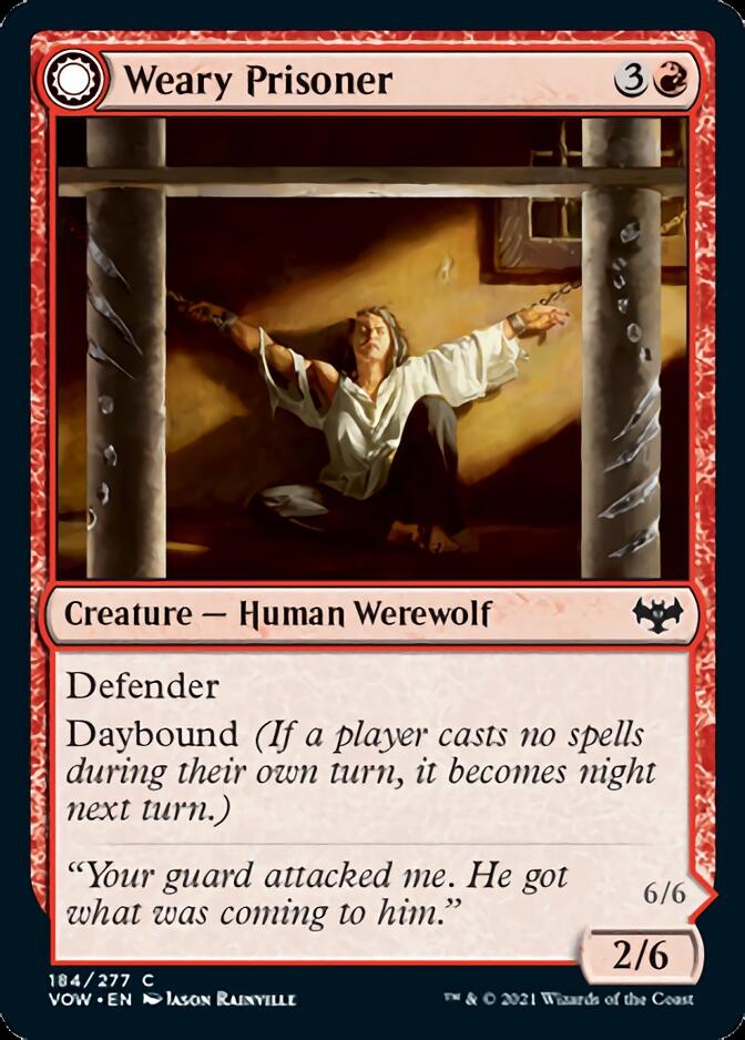 Weary Prisoner // Wrathful Jailbreaker [Innistrad: Crimson Vow] | Eastridge Sports Cards & Games