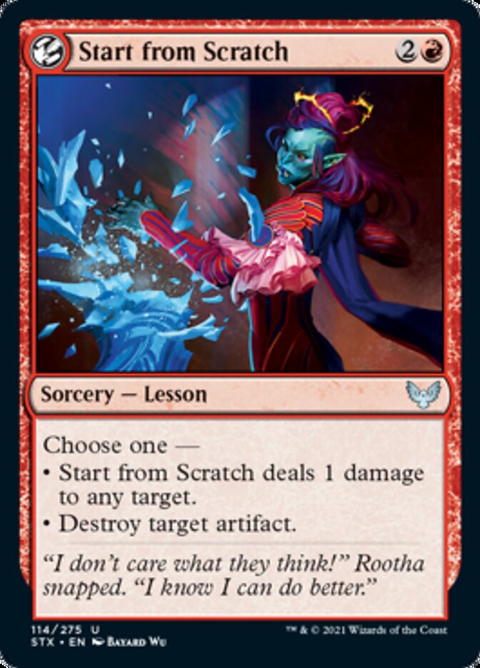 Start from Scratch [Strixhaven: School of Mages] | Eastridge Sports Cards & Games