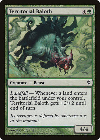 Territorial Baloth [Zendikar] | Eastridge Sports Cards & Games