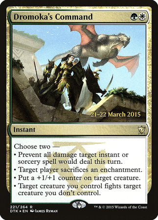 Dromoka's Command [Dragons of Tarkir Promos] | Eastridge Sports Cards & Games