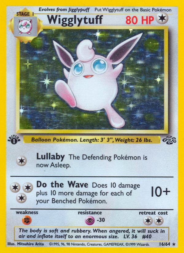 Wigglytuff (16/64) [Jungle 1st Edition] | Eastridge Sports Cards & Games