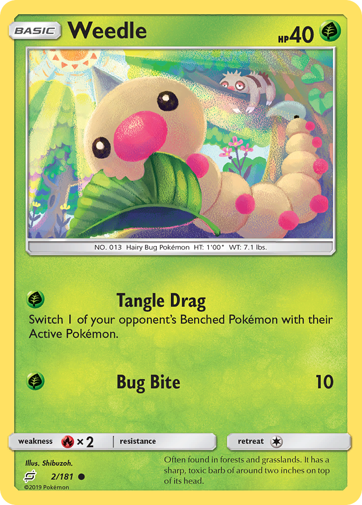 Weedle (2/181) [Sun & Moon: Team Up] | Eastridge Sports Cards & Games