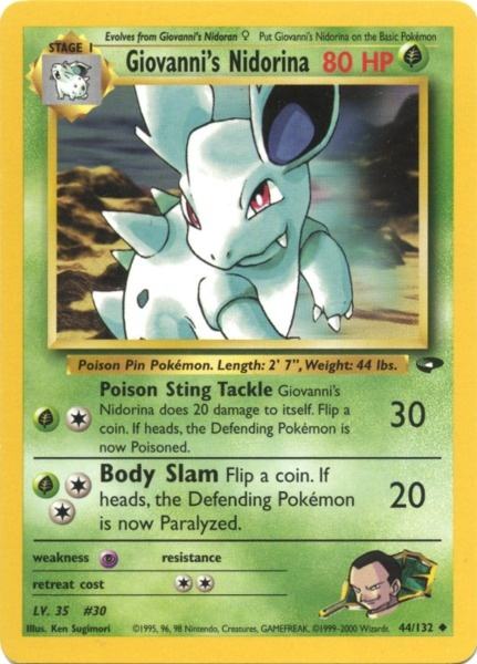 Giovanni's Nidorina (44/132) [Gym Challenge Unlimited] | Eastridge Sports Cards & Games