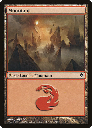 Mountain (243a) [Zendikar] | Eastridge Sports Cards & Games