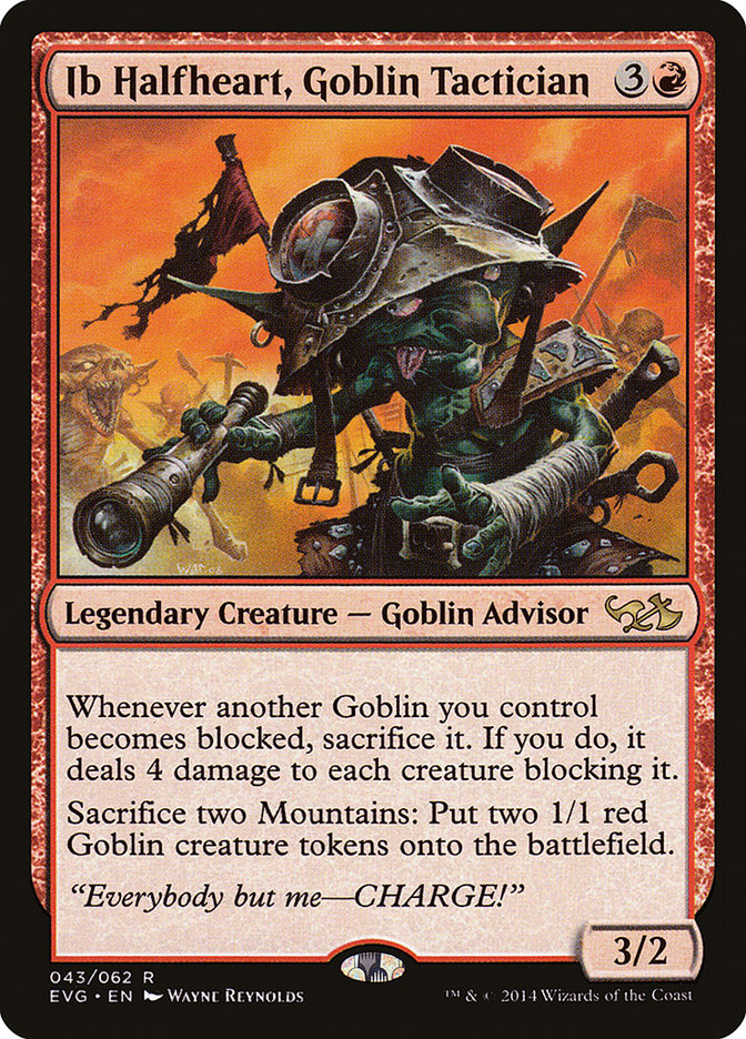 Ib Halfheart, Goblin Tactician (Elves vs. Goblins) [Duel Decks Anthology] | Eastridge Sports Cards & Games