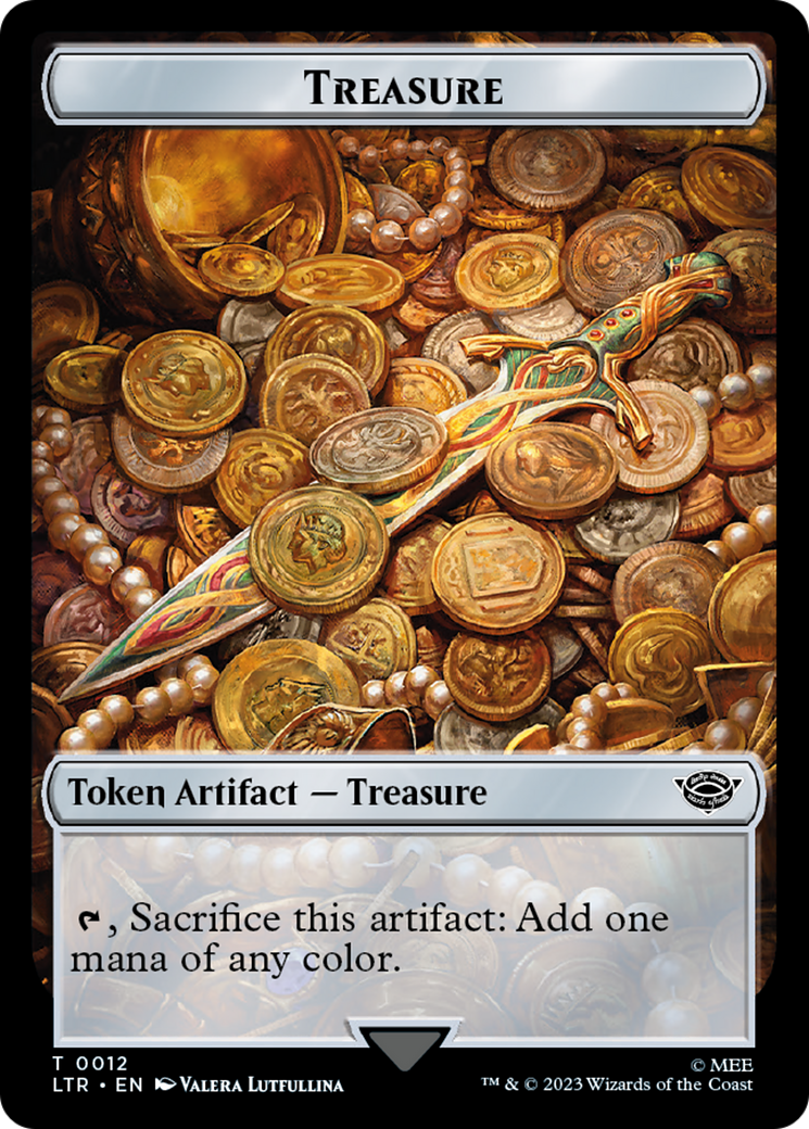 Food (09) // Treasure Double-Sided Token [The Lord of the Rings: Tales of Middle-Earth Tokens] | Eastridge Sports Cards & Games