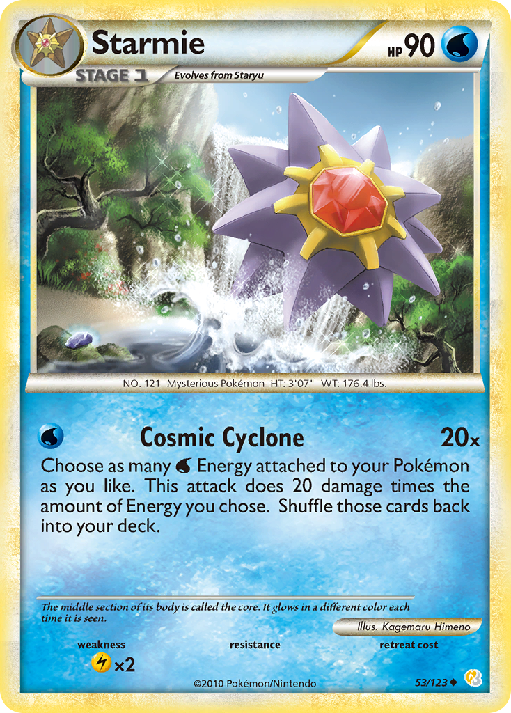Starmie (53/123) [HeartGold & SoulSilver: Base Set] | Eastridge Sports Cards & Games