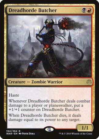 Dreadhorde Butcher [War of the Spark] | Eastridge Sports Cards & Games