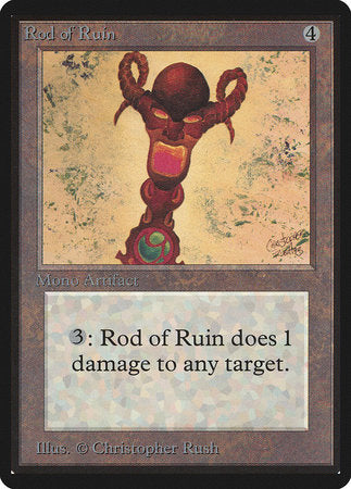 Rod of Ruin [Limited Edition Beta] | Eastridge Sports Cards & Games
