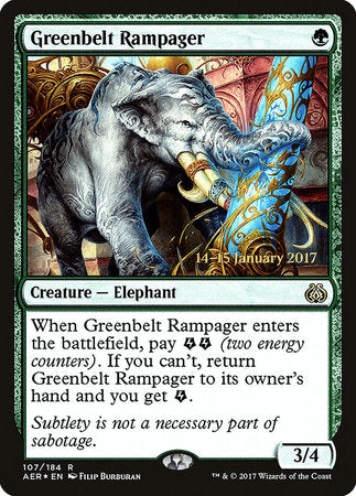 Greenbelt Rampager [Aether Revolt Promos] | Eastridge Sports Cards & Games