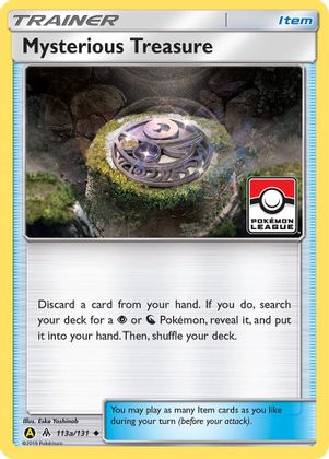 Mysterious Treasure (113a/131) (League Promo) [Sun & Moon: Forbidden Light] | Eastridge Sports Cards & Games