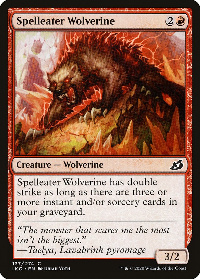 Spelleater Wolverine [Ikoria: Lair of Behemoths] | Eastridge Sports Cards & Games