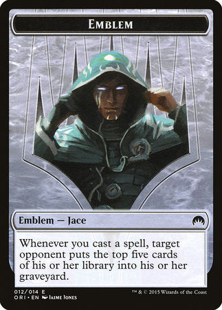 Emblem - Jace, Telepath Unbound [Magic Origins Tokens] | Eastridge Sports Cards & Games