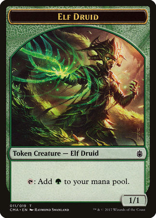 Elf Druid Token (011) [Commander Anthology Tokens] | Eastridge Sports Cards & Games