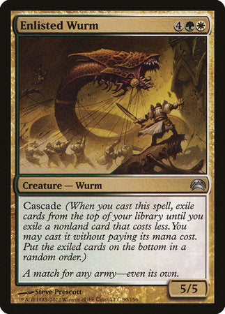 Enlisted Wurm [Planechase 2012] | Eastridge Sports Cards & Games