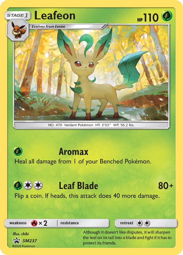 Leafeon (SM237) [Sun & Moon: Black Star Promos] | Eastridge Sports Cards & Games