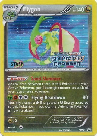 Flygon (BW53) (Staff Prerelease Promo) [Black & White: Black Star Promos] | Eastridge Sports Cards & Games