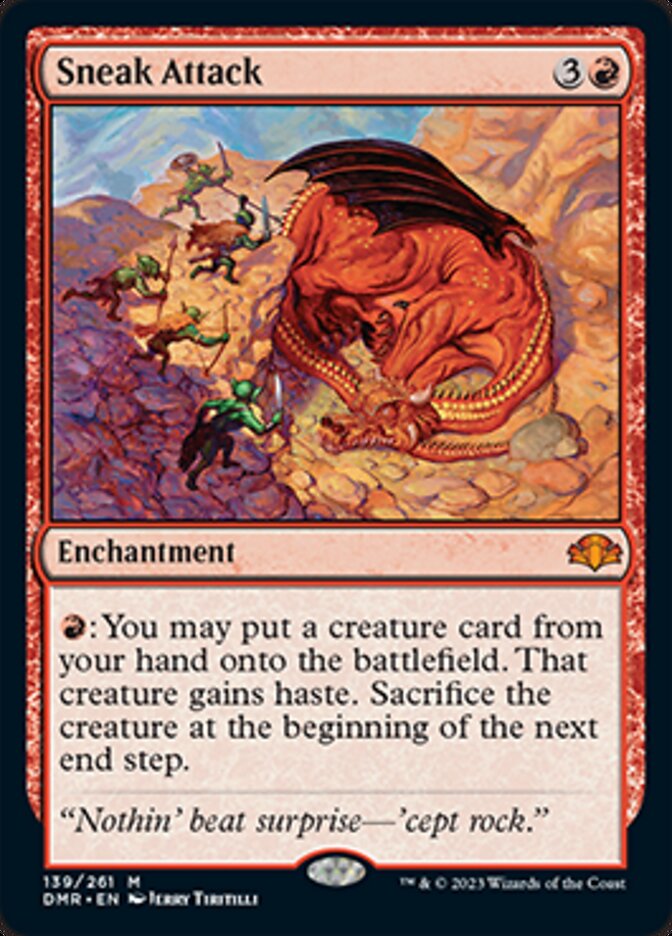 Sneak Attack [Dominaria Remastered] | Eastridge Sports Cards & Games