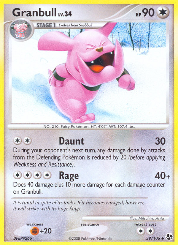 Granbull (39/106) [Diamond & Pearl: Great Encounters] | Eastridge Sports Cards & Games