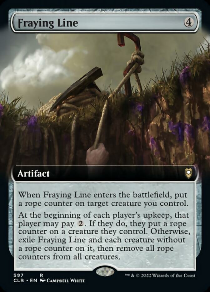 Fraying Line (Extended Art) [Commander Legends: Battle for Baldur's Gate] | Eastridge Sports Cards & Games