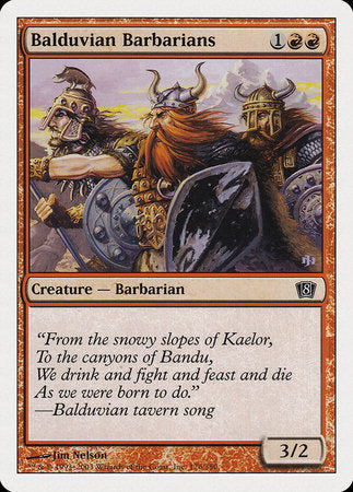 Balduvian Barbarians [Eighth Edition] | Eastridge Sports Cards & Games