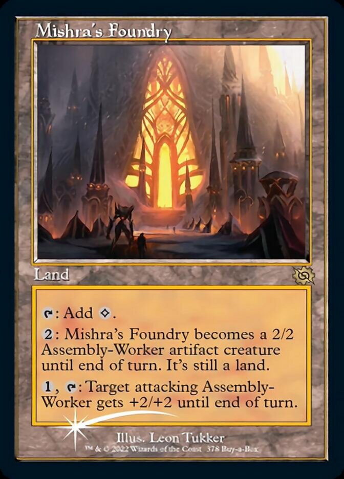 Mishra's Foundry (Retro) (Buy-a-Box) [The Brothers' War] | Eastridge Sports Cards & Games