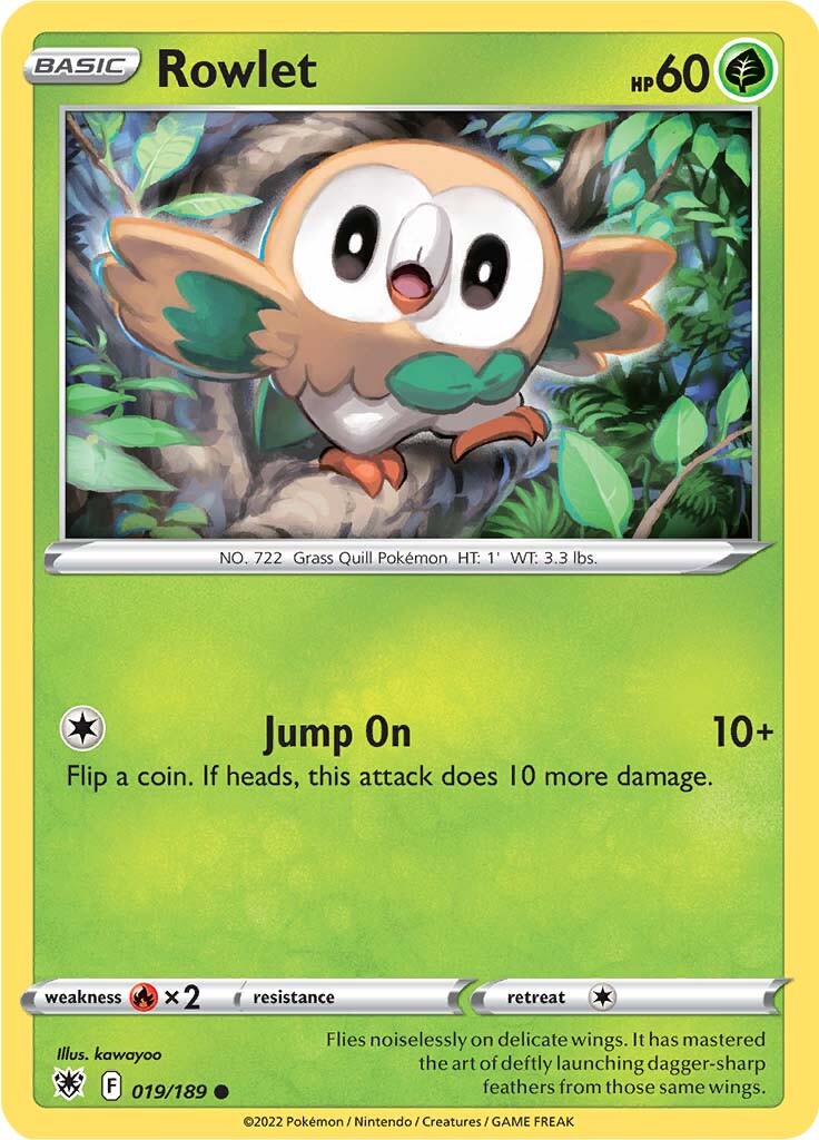 Rowlet (019/189) [Sword & Shield: Astral Radiance] | Eastridge Sports Cards & Games