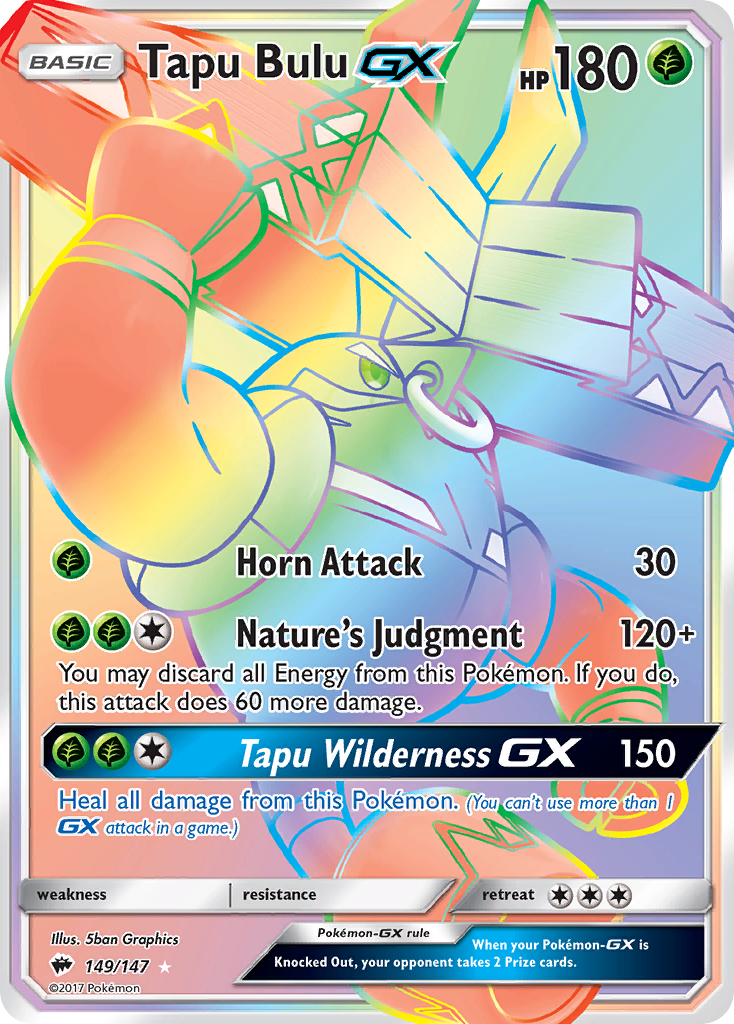 Tapu Bulu GX (149/147) [Sun & Moon: Burning Shadows] | Eastridge Sports Cards & Games