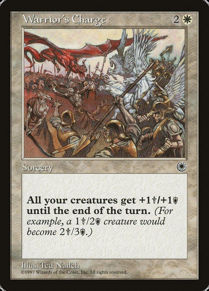 Warrior's Charge (No Flavor Text) [Portal] | Eastridge Sports Cards & Games