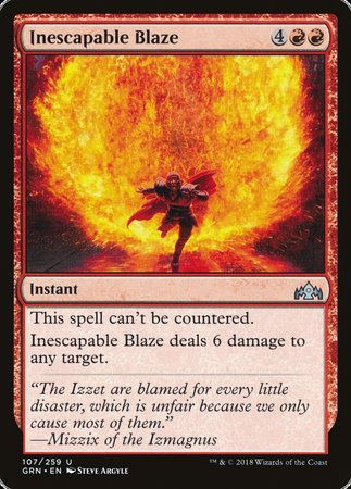 Inescapable Blaze [Guilds of Ravnica] | Eastridge Sports Cards & Games