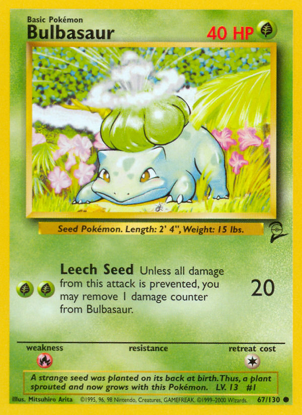 Bulbasaur (67/130) [Base Set 2] | Eastridge Sports Cards & Games